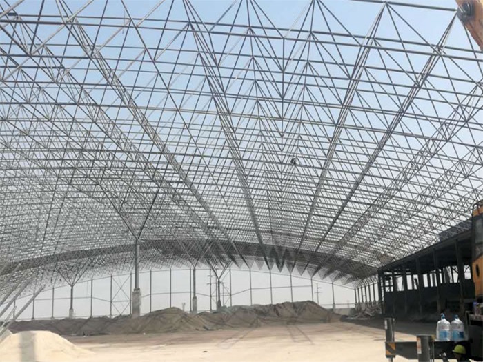 衡水钢厂料仓网架工程